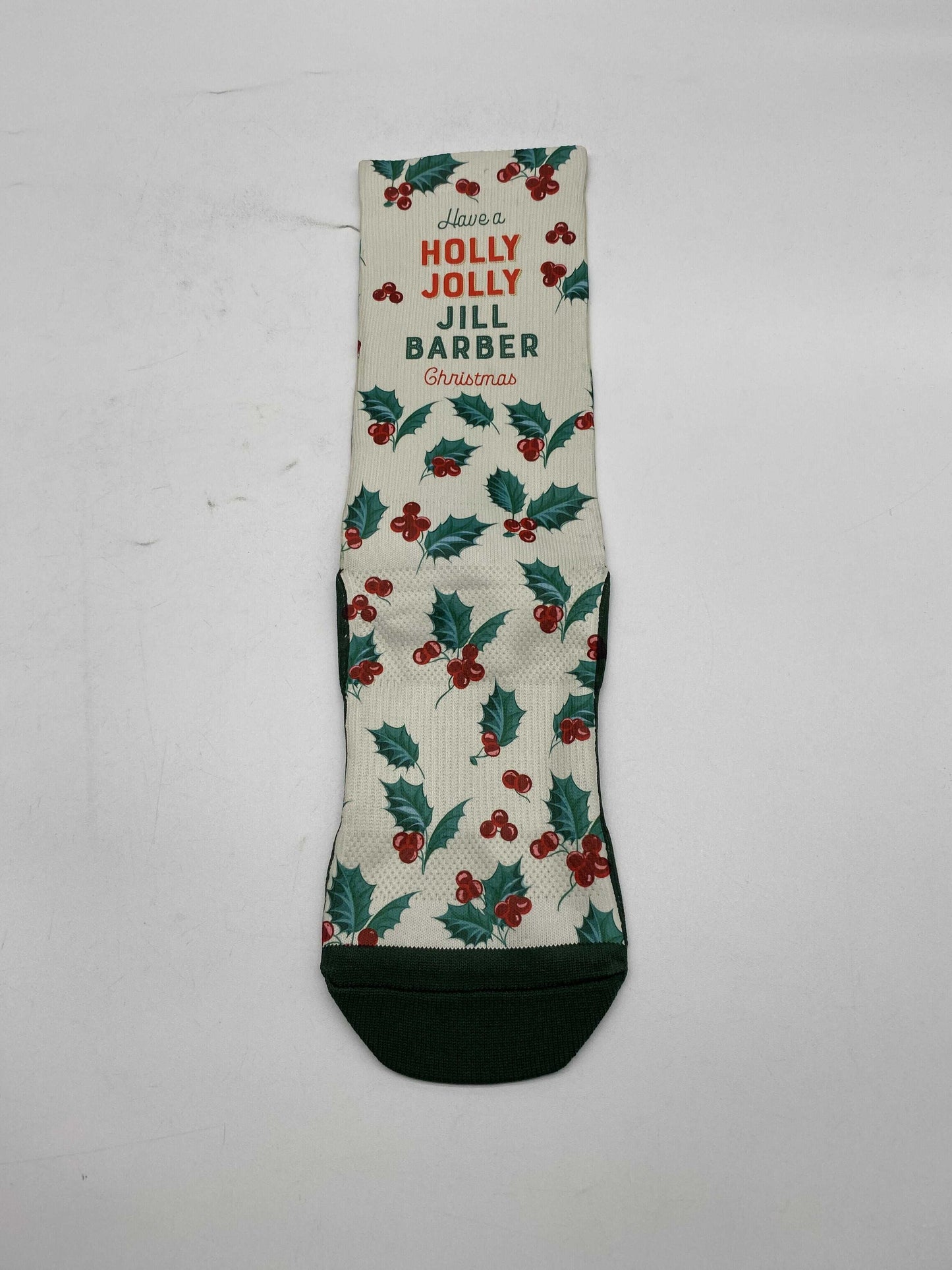 Holly Jolly Jill Barber Christmas Socks