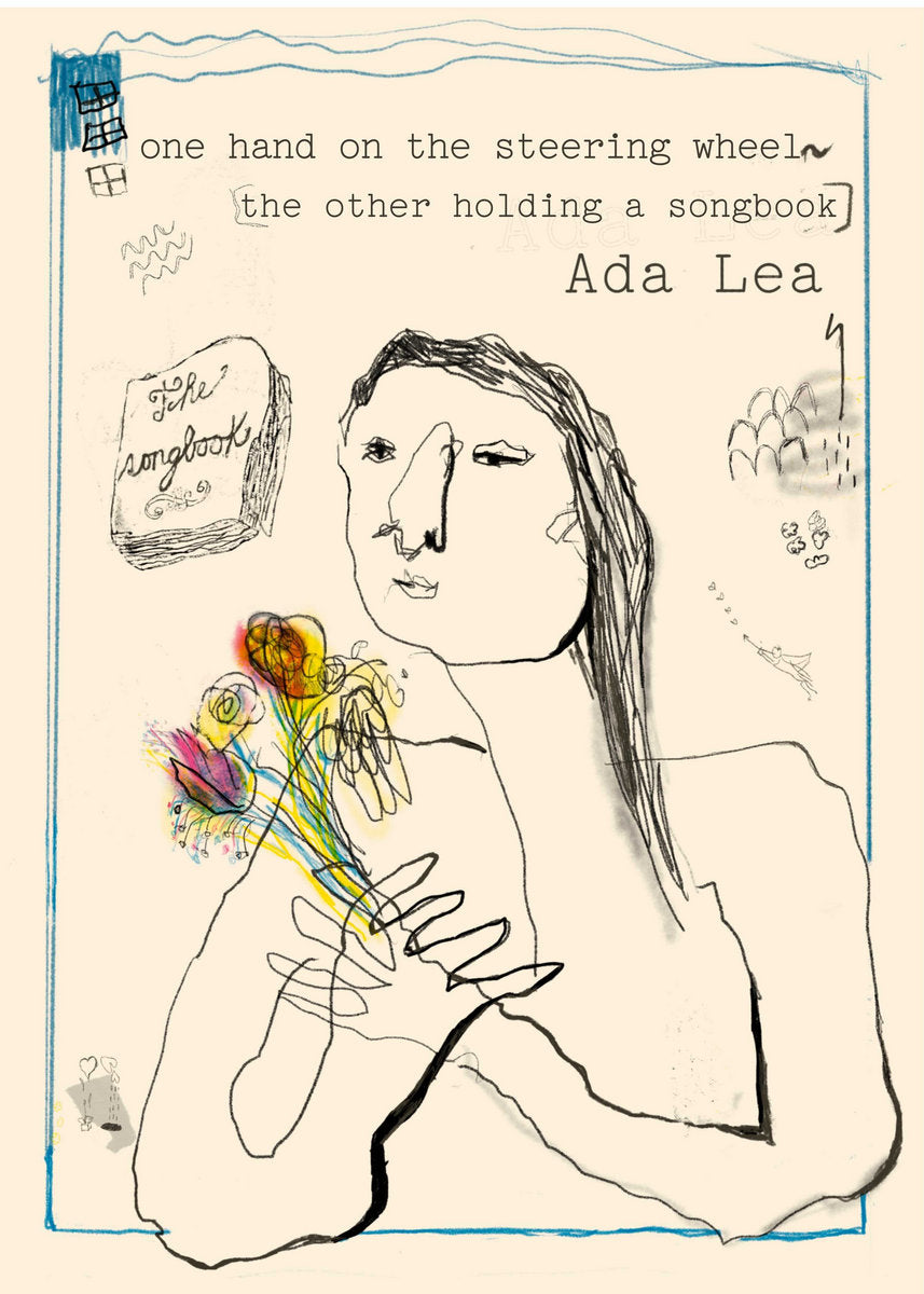 Ada Lea - one hand on the steering wheel the other sewing a garden